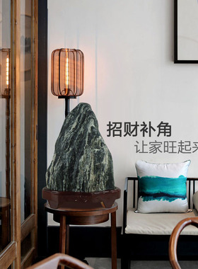 天然泰山石敢当补缺室内原石靠山