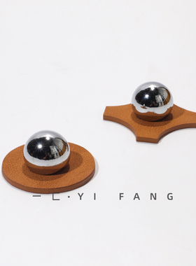 轻奢风ins浅棕磨砂棋盘餐厅摆件