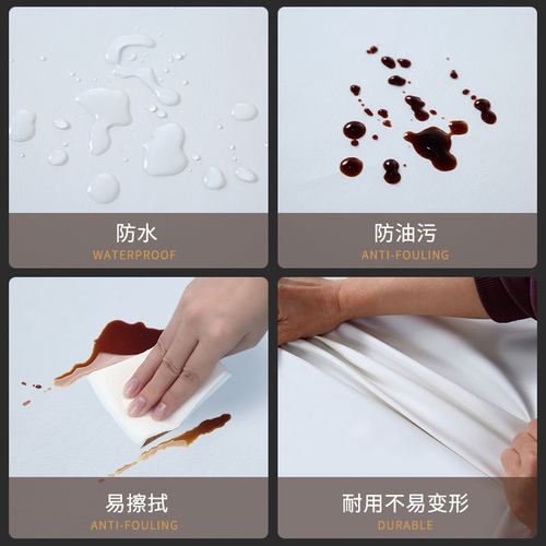 茶几桌布遮丑遮挡帘茶几套轻奢卡通餐桌布新款长方形茶几盖布桌垫 - 图1
