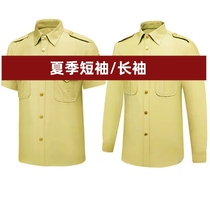 Outdoor summer long-sleeved summer casual short-sleeved shirt quick-drying khaki fire shirt