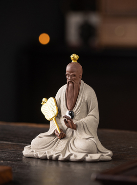 中式陶瓷三清道祖神像太上老君