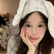 Cute! Sweet girl girly bunny ears lace eye mask female ins style cartoon two-dimensional sleep blackout sleep