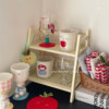 Tabletop cup storage rack! Double-layer cup holder on the table coffee corner tea cup water cup rack storage rack small