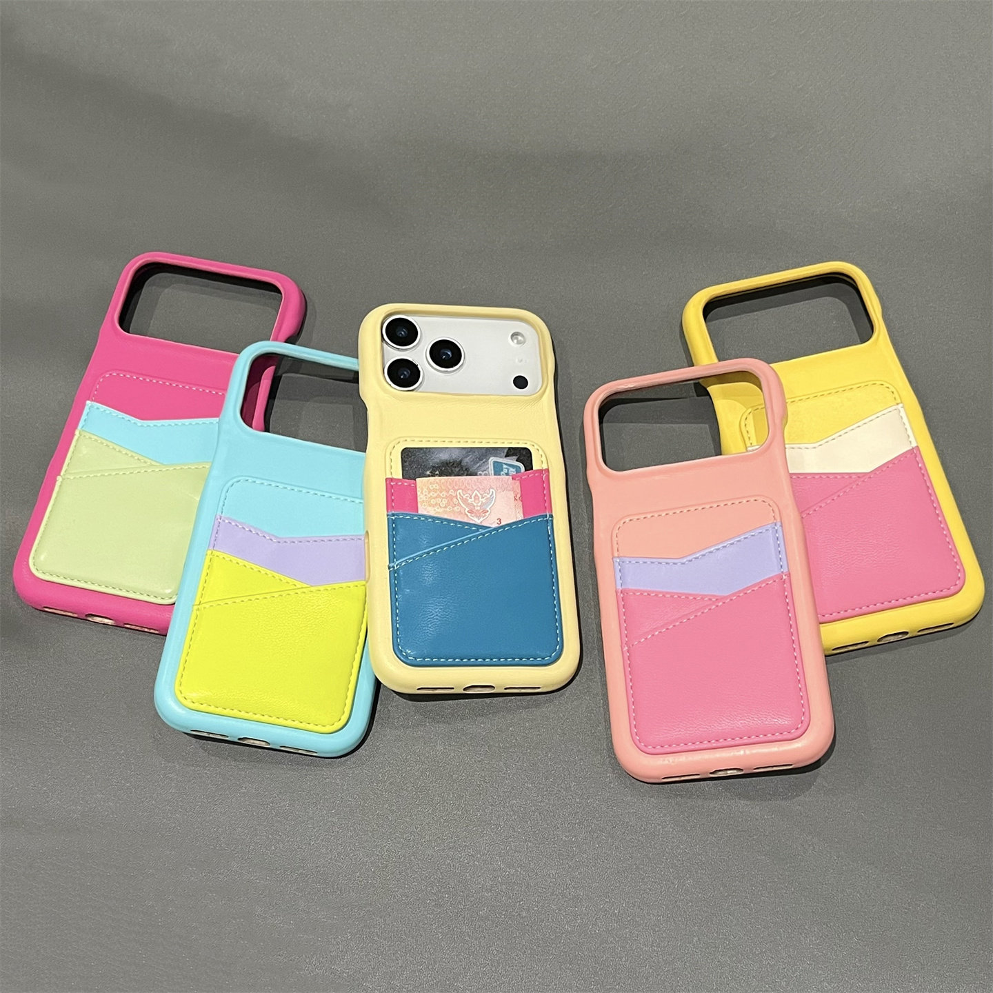 高级感撞色零钱插卡包一体适用苹果17promax手机壳16pro保护套14小羊皮纹11苹果15pro皮质壳13带装卡12可放卡,淘宝优惠券,粉丝福利购,淘宝优惠卷
