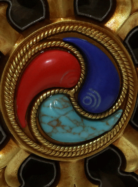 慧宝纯铜慧宝器具佛堂桌面摆件