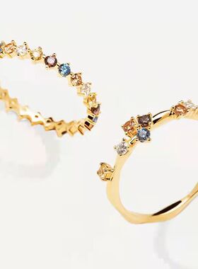 西班牙戒指轻奢纯银复古