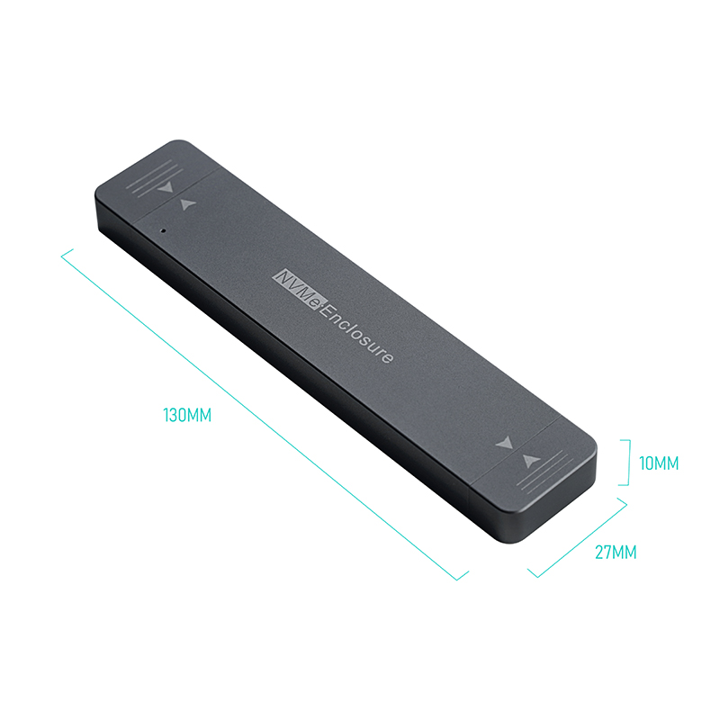 移动固态硬盘盒2230 42 80PCIE带USB3.2安卓手机TYPE-C双接口U盘-图2