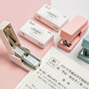 Deli small stapler mini student convenient