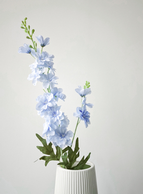 客厅轻奢飞燕草仿真花摆件