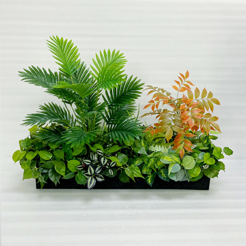 单束仿真植物假树叶绿色龟背室内花槽塑料绿植背景墙景观造景装饰,淘宝优惠券,粉丝福利购,淘宝优惠卷