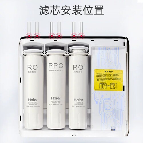 海尔净水器机HRO4H66-3A/C/D/6H66-3D/2H58雪魔方PPC复合RO过滤芯 - 图2