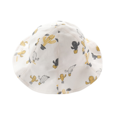 佩爱 婴儿帽子春秋薄款遮阳帽宝宝纯棉纱布太阳帽夏季儿童渔夫帽