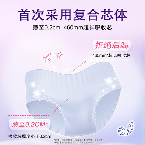 大王安睡裤elis爱璐茜光羽安心裤超薄透气干爽卫生巾 - 图1