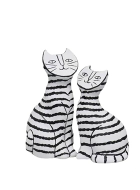 样板间儿童房书桌组合摆件男孩房卧室桌面装饰画套装猫咪软装饰品