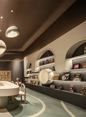 简约现代暴力熊儿童房摆件