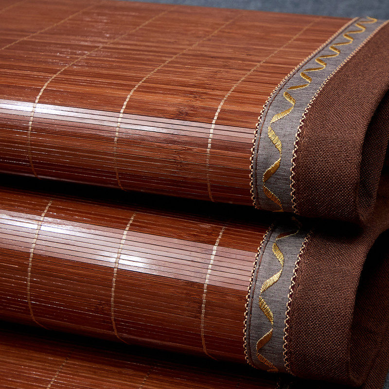 【推荐】凉席1.8米2米床双人竹席1.5米家用竹子可折叠冰丝席草席,淘宝优惠券,粉丝福利购,淘宝优惠卷