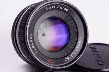 Zeiss ZEISS CARL T* 50/1.7 50MM F1.7 ເລນ PLANAR Contax CY