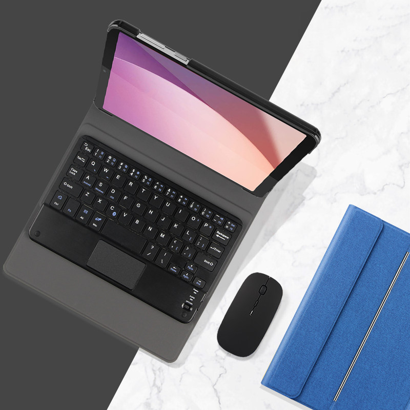适用联想Tab M8 4th Gen蓝牙键盘8英寸保护套2023新款Lenovo平板电脑m8无线触控键盘皮套TB-300FU/XU支撑外套