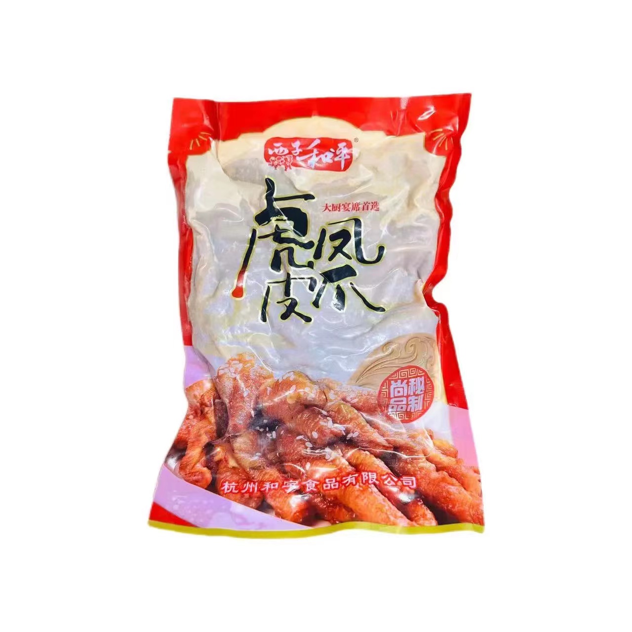 西子和平虎皮凤爪1kg*包网红酱卤肉鸡爪小菜零食下酒菜鸡肉零食-图0