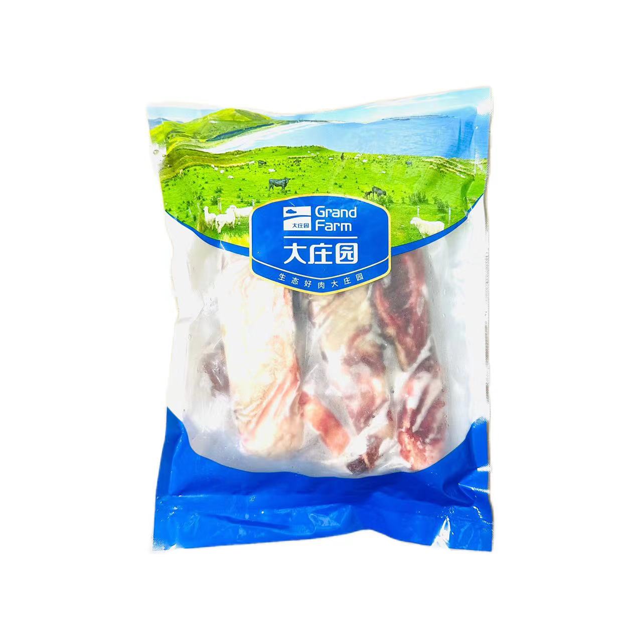 大庄园精品牛肋排1kg*5包新鲜冷冻带骨牛排骨带肉牛排红烧牛肋条 - 图1