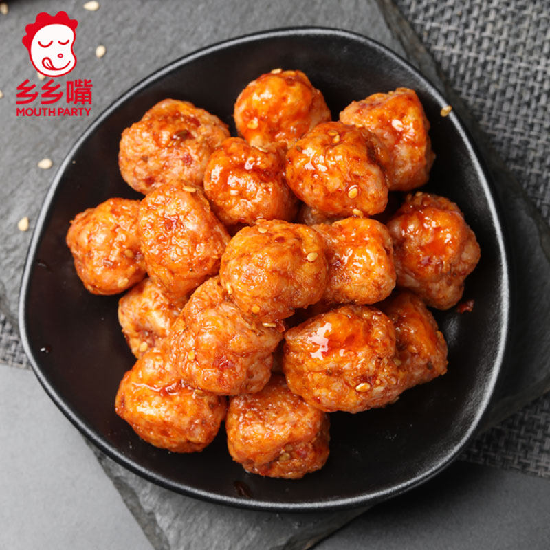 乡乡嘴素肉丸15包豆干素网红辣条 乡乡嘴豆腐干
