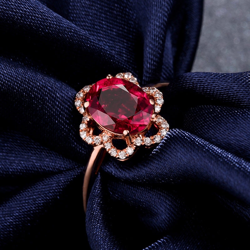 蜜安琪0.86 ~ 3.38 ct天然女戒指 蜜安琪珠宝手饰