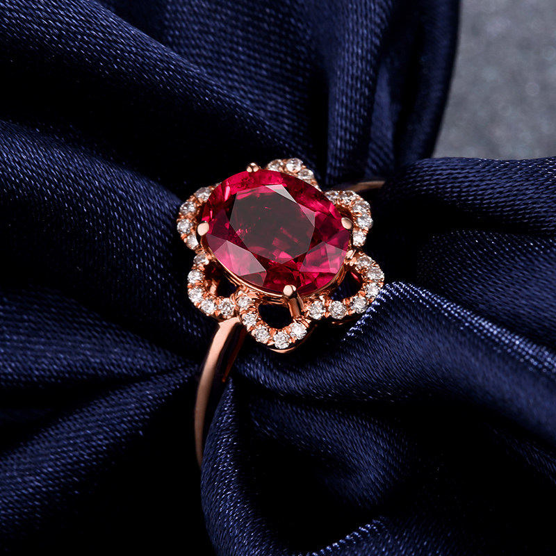 蜜安琪0.86 ~ 3.38 ct天然女戒指 蜜安琪珠宝手饰