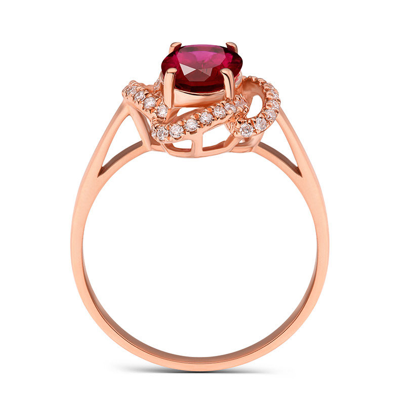 蜜安琪0.75 ~ 3.08 ct天然女戒指 蜜安琪珠宝手饰