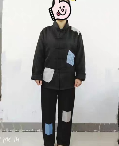 叫花子服装乞丐服套装古代丐帮要饭衣服补丁演出服破烂古装搞笑女 - 图0