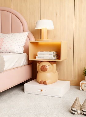 可爱卡通动物造型边几床头柜摆件