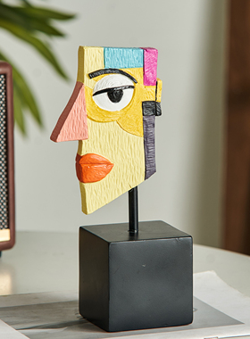 创意ins风抽象人物艺术感摆件客厅电视柜酒柜高档现代家居装饰品