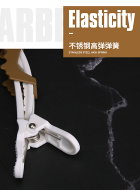 剪发发夹发廊家用刘海一字夹边夹