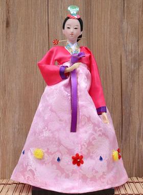 韩国人偶工艺摆件人形娃娃烤肉店料理店酒店用品装饰礼品特色民俗