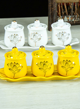 陶瓷浮雕三连杯佛前供水杯供财神观音莲花供杯供奉圣水杯净水杯