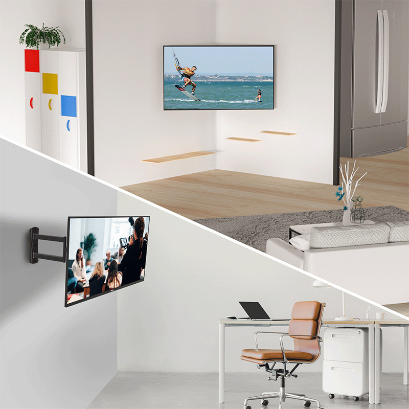 Hot selling wholesale universal 26-55 inch flat screen TV LCD TV wall-mounted display hanger fixed bracket can