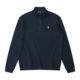 Polo stand-up collar cotton sweater pony half-high zipper men's casual wear and versatile Paul pullover new product