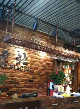 酒杯架悬挂悬挂展示架红酒杯架倒挂吧台酒架红酒架高脚杯架