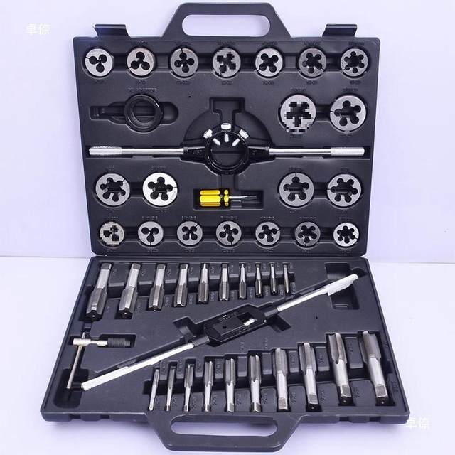 Ratchet wire tap wrench on marshal's tooth set hardware tool twisting hand manual metric tapping combination adjustable