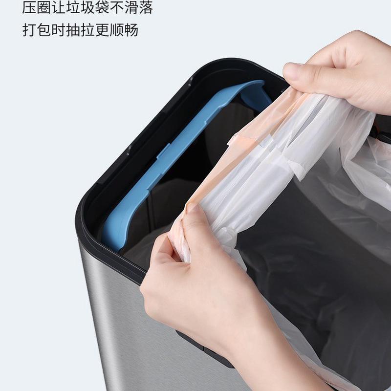 智能感应垃圾桶智能垃圾桶双开感应垃圾桶自动打包垃圾桶 - 图0