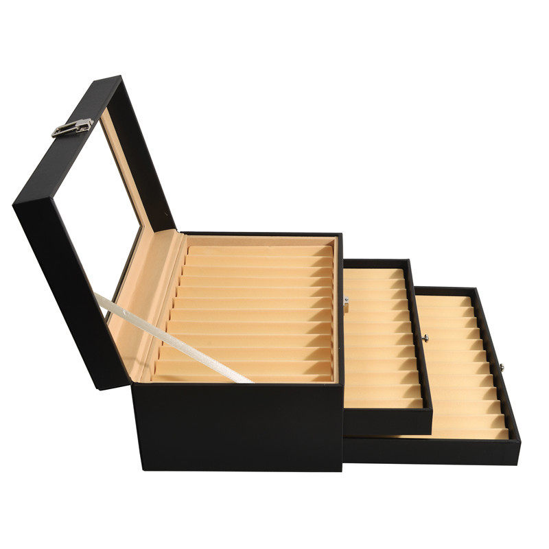 梦冉钢笔收纳盒名笔收藏盒用圆珠笔整理钢笔透明展示陈列大容量,淘宝优惠券,粉丝福利购,淘宝优惠卷