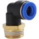 Pneumatic air pipe quick connector quick plug joint threaded elbow PL8-02 /4-M5/6-01/10-03
