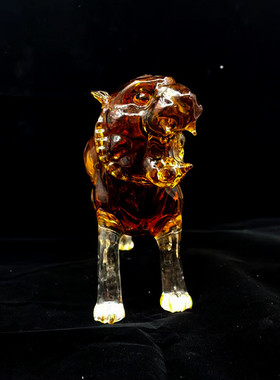 热销厂家供应高鹏硅玻璃十二生肖虎动物造型人参泡酒瓶