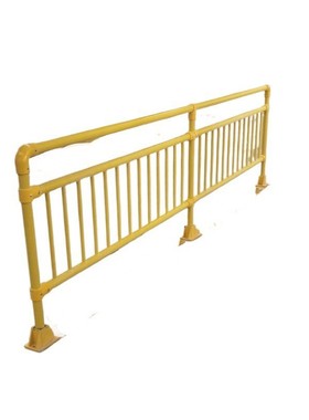 玻璃钢圆管方管固定式平台护栏玻璃钢污水池护栏玻璃钢围栏罐围栏