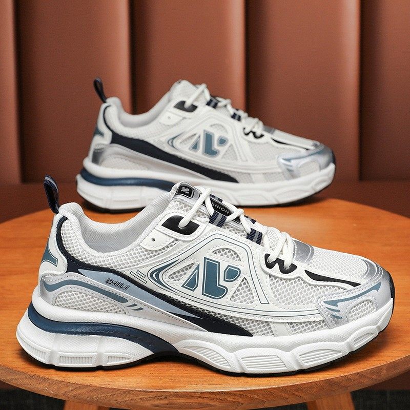 夏季男鞋新款透气网面男士运动鞋潮流百搭厚底休闲跑步老爹鞋,淘宝优惠券,粉丝福利购,淘宝优惠卷