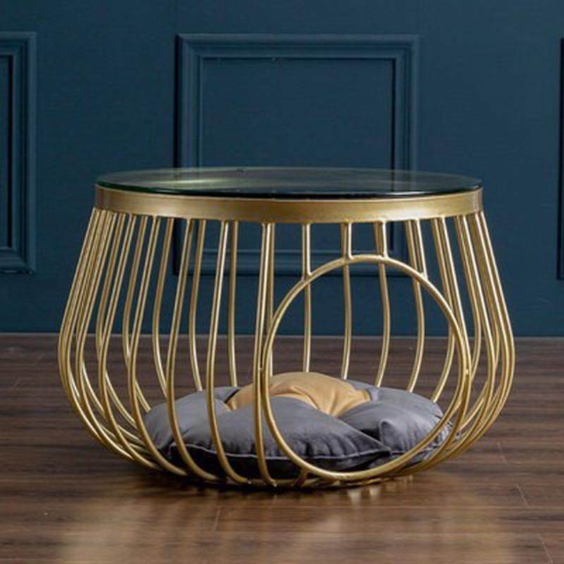 北欧创意铁艺客厅小户型边几人猫共用茶几猫咪宠物猫窝板咖啡桌岩,淘宝优惠券,粉丝福利购,淘宝优惠卷