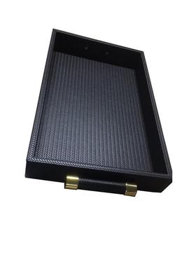 摆件客厅欧式样板房卧室现代简约短棍托盘创意家居装饰品家装