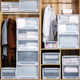 Storage box drawer household transparent plastic clothing underwear finishing box wardrobe storage artifact toy storage box