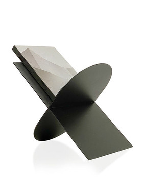 热销铁艺摆件中式客厅软装x型几何书架家居黑色摆饰样板房处软装