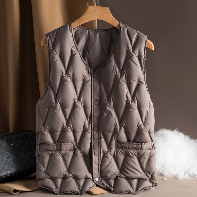 新款冬季羽绒马甲男士大码保暖中老年内穿轻薄马夹羽绒服内胆,淘宝优惠券,粉丝福利购,淘宝优惠卷