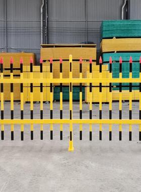 发电绝缘围栏电力配电箱防护栏风力玻璃钢黄色方管树脂聚酯厂家